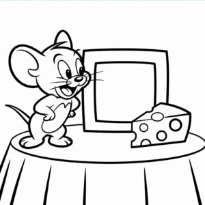 cartoon muis tekenen