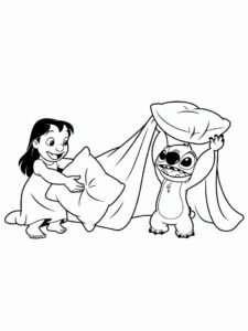 coloring book lilo and stitch
