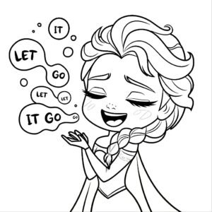 coloring sheets elsa