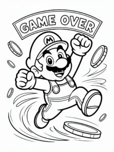 coloring sheets super mario