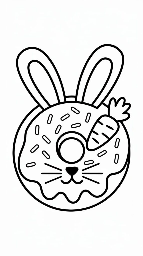 donut dieren tekenen