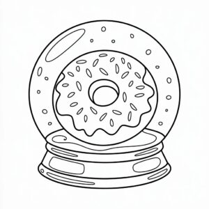 donuts tekening