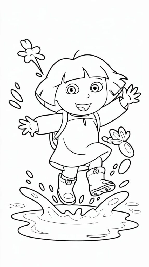 dessin dora l'exploratrice