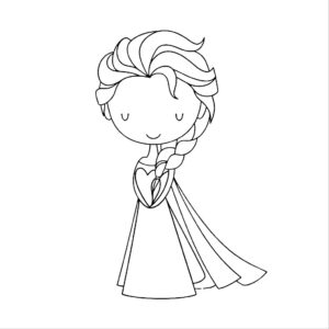 elsa color book
