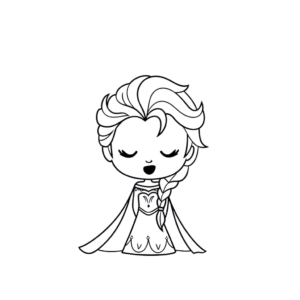 elsa color sheet