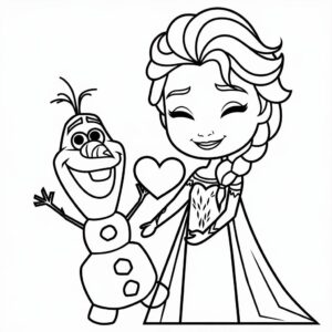 elsa coloring book