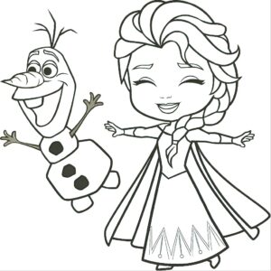 elsa coloring sheet