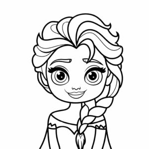 elsa coloring sheets printable