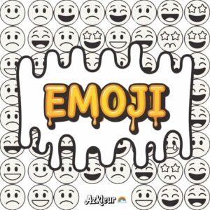 Emoji Ausmalbilder