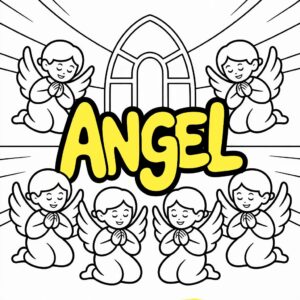 Angel Coloring Pages