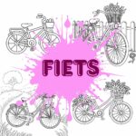 fiets kleurplaat ft