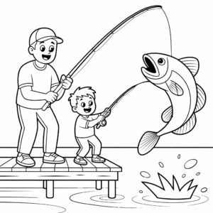 fijne vaderdag kleurplaat