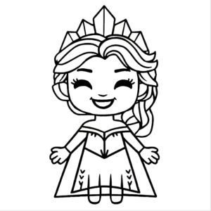 frozen elsa coloring book