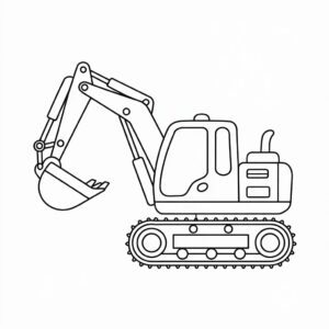 graafmachine kleurplaat