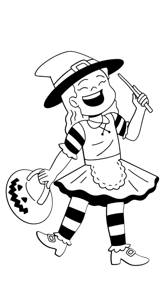 witch coloring sheets