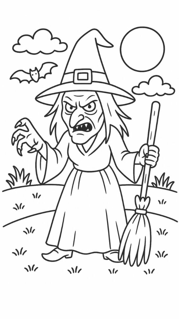 scarlet witch coloring pages