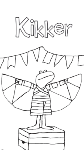 kikker tekenen makkelijk