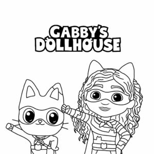 gabby coloring page