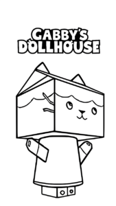 gabby dollhouse coloring pages