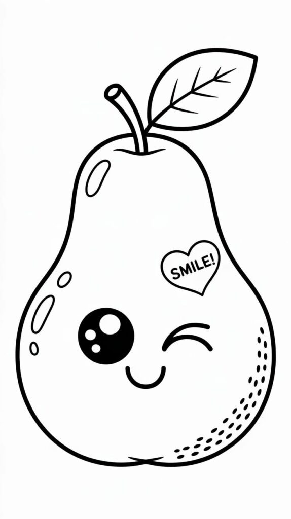 kleurplaat groenten en fruit