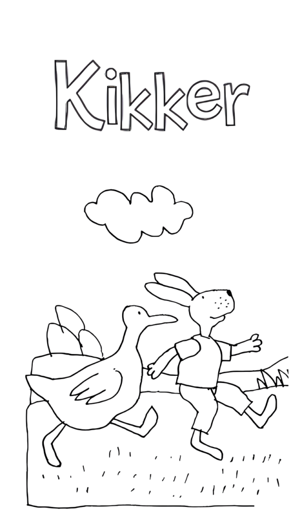 kleurplaat kikker en vriendjes