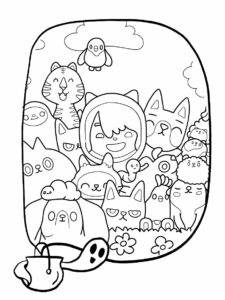 toca boca kleurplaat