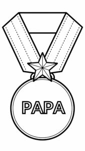 kleurplaat vaderdag oorkonde