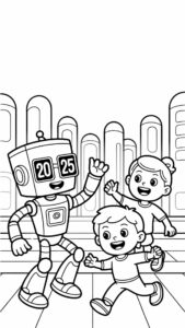 kleurplaten gelukkig nieuwjaar