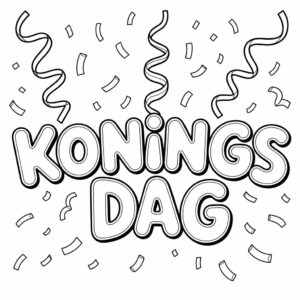kleurplaten koningsdag