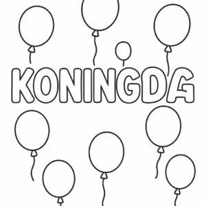 koningsdag kleurplaten