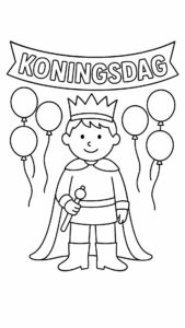 koningsdag tekening