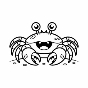 krabben tekening