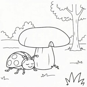 lieveheersbeestje teken