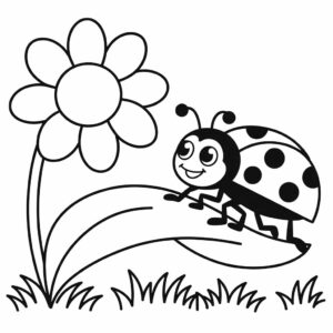 lieveheersbeestje tekenen