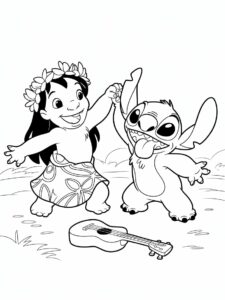 lilo and stitch color sheets
