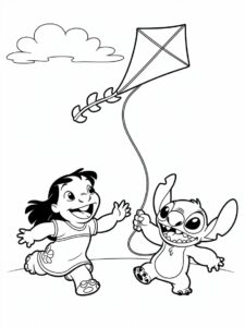 lilo and stitch coloring sheet