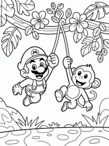 mario coloring book online