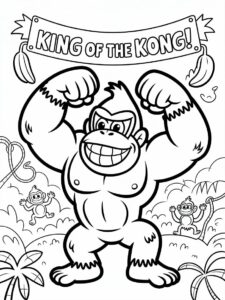 mario coloring sheets pdf