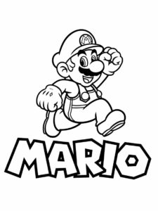 mario kart coloring book