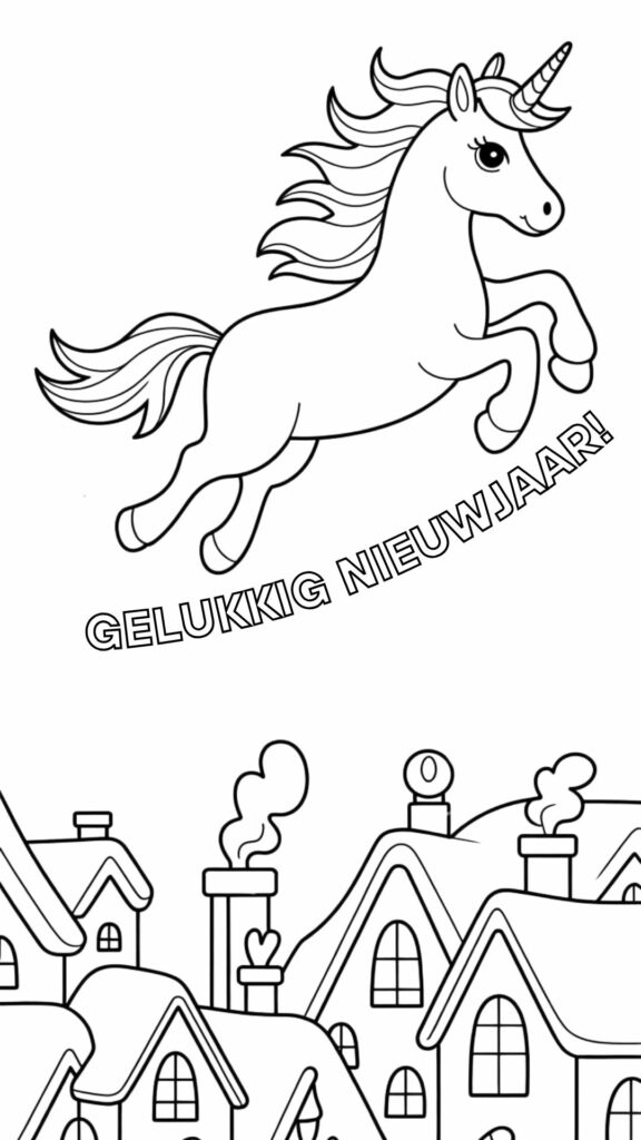 desenhos de feliz ano novo para colorir