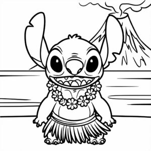 ohana means family stitch coloring sheets