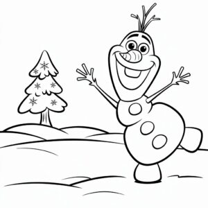 eiskönigin ausmalbilder olaf