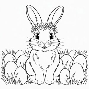 paashaas tekenen in stappen