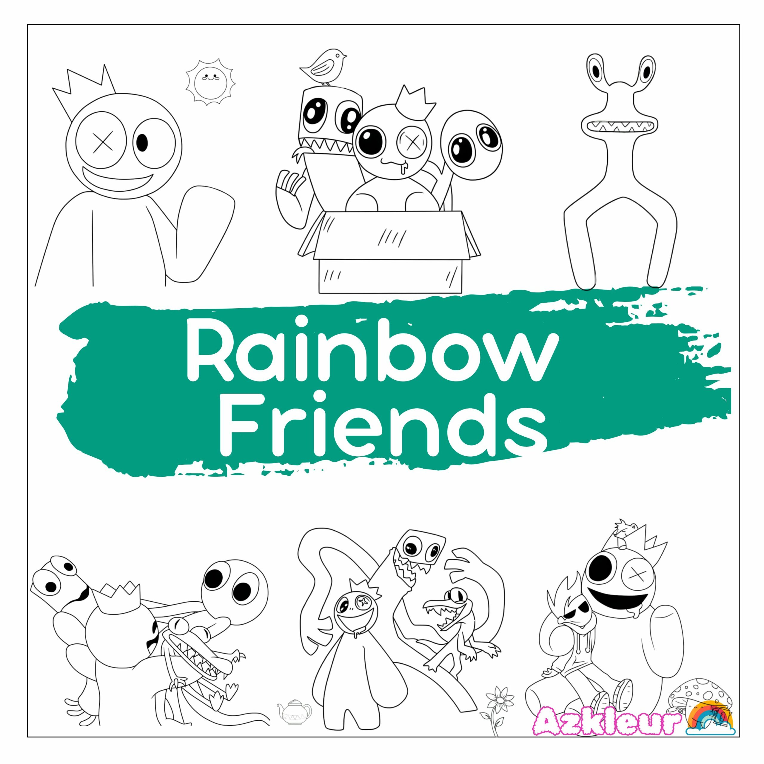 Rainbow Friends: Oplev den magiske verden af farverige venner og eventyr! Klik her for at opdage den sjove og farverige verden af Rainbow Friends!