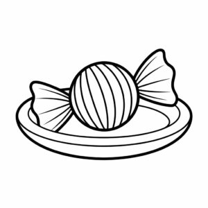 Çizim Boyama kitabı Karamelli Şeker