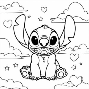 stitch coloring book for adults