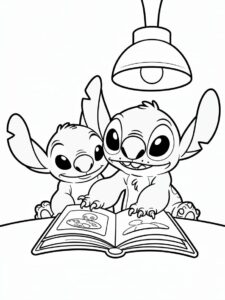 stitch coloring books