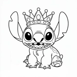 stitch coloring sheet printable