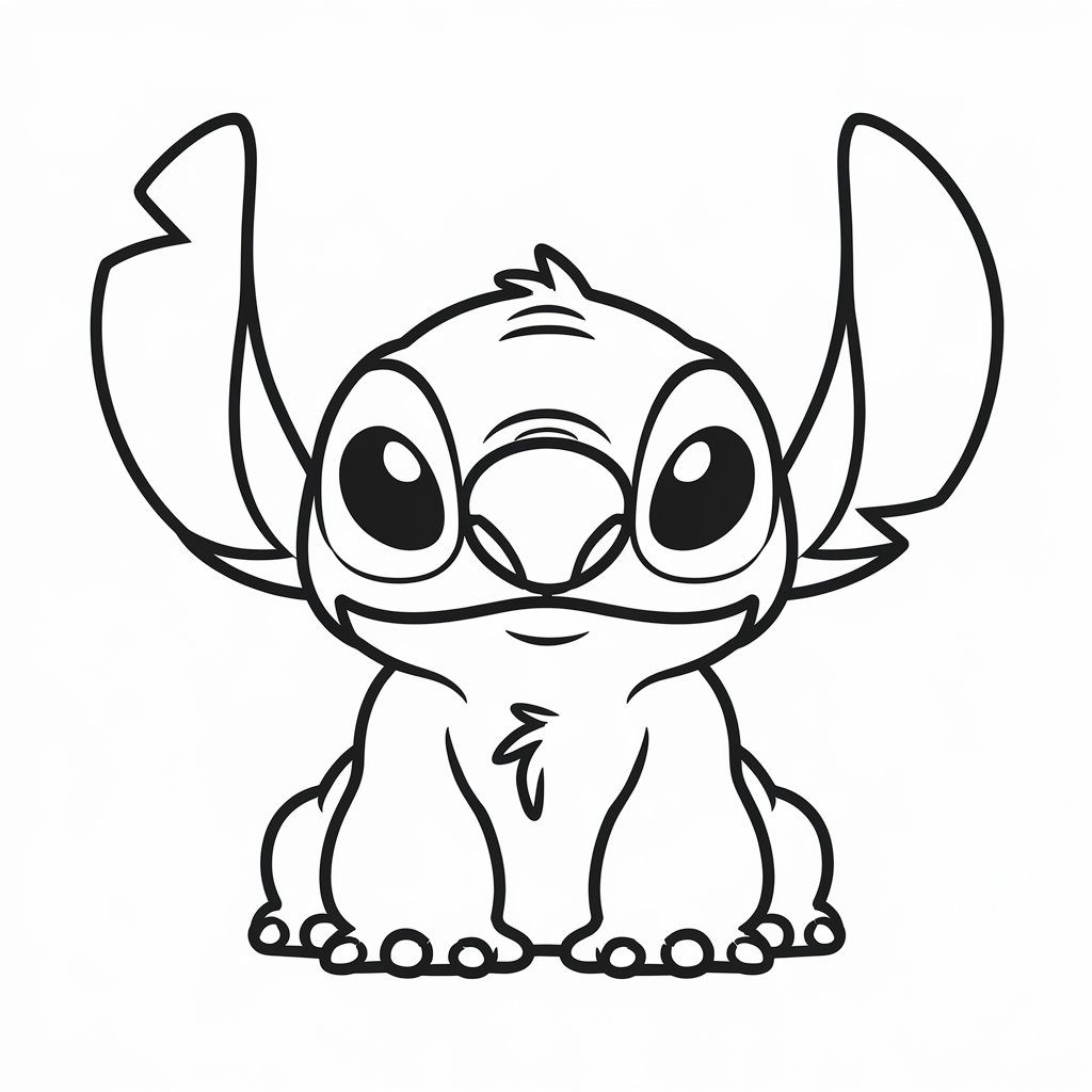 stitch coloring sheet