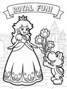 super mario coloring books